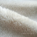 Beige Soft Fake Fur Fabric